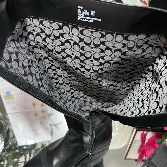 COACH 100% LEATHER WINTER RIDING BOOTS SIZE 10 - Picture 12 of 14